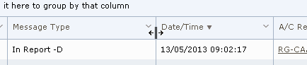 Column resize