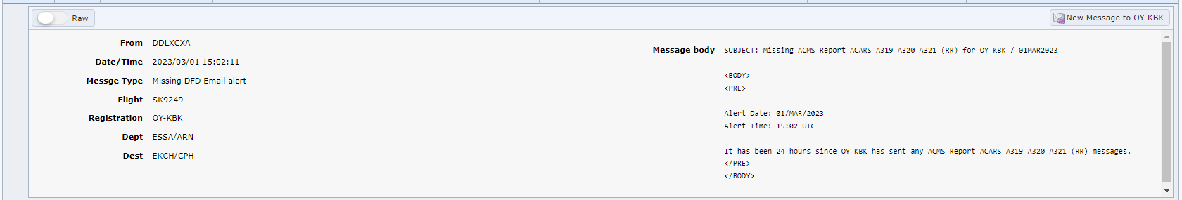 Decoded Message Body