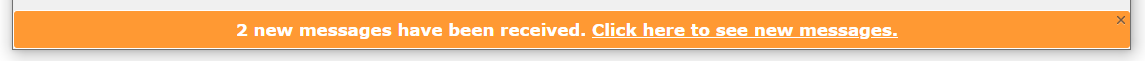 Notification banner